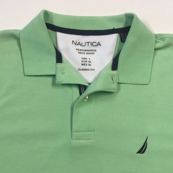 Nautica Other - NAUTICA Mens Large Green Golf Polo Shirt